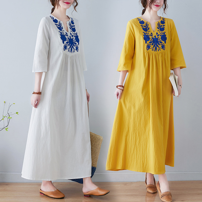 Nieuwe etnische stijl losse di - Ethnic Fashion Trend recensie en prijs